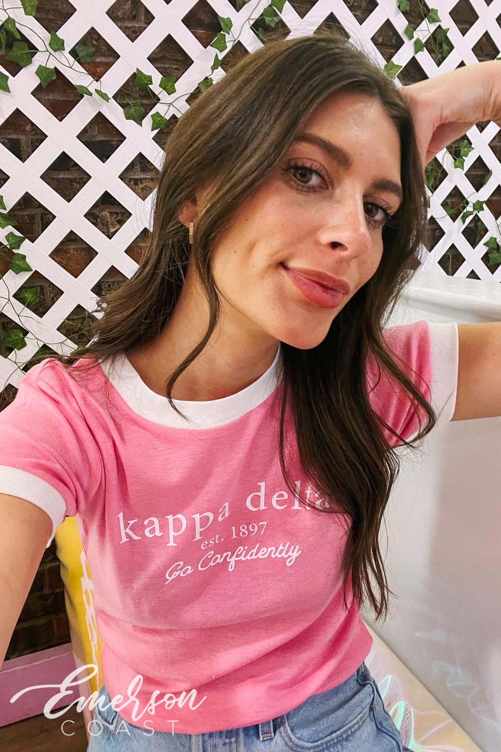 Kappa Delta Go Confidently Frenchy Tee