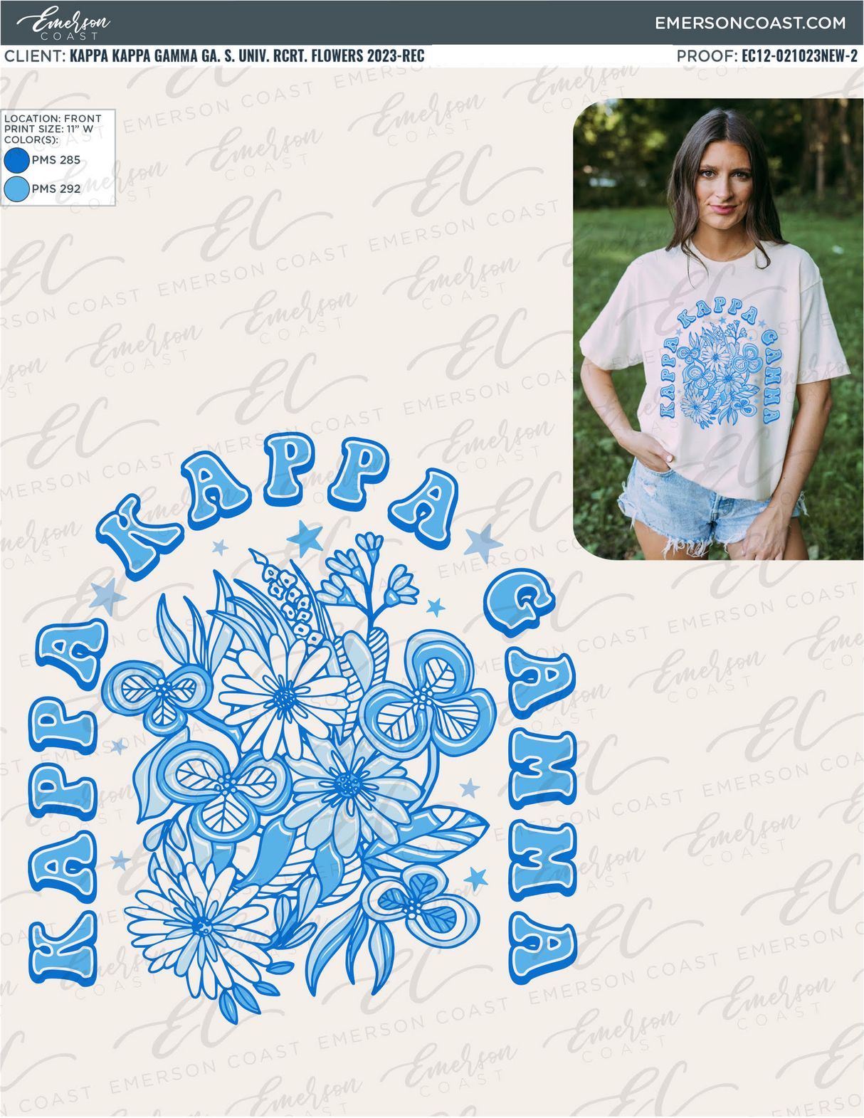 Kappa Floral Bouquet Tshirt