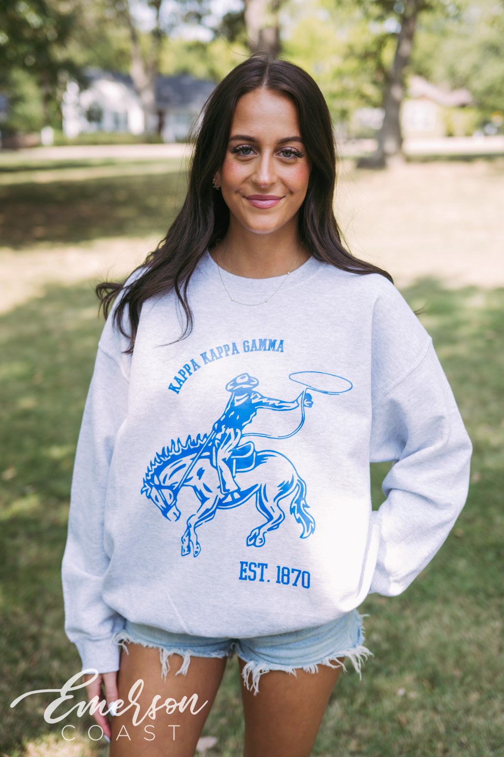 Kappa Kappa Gamma Cowboy Crewneck