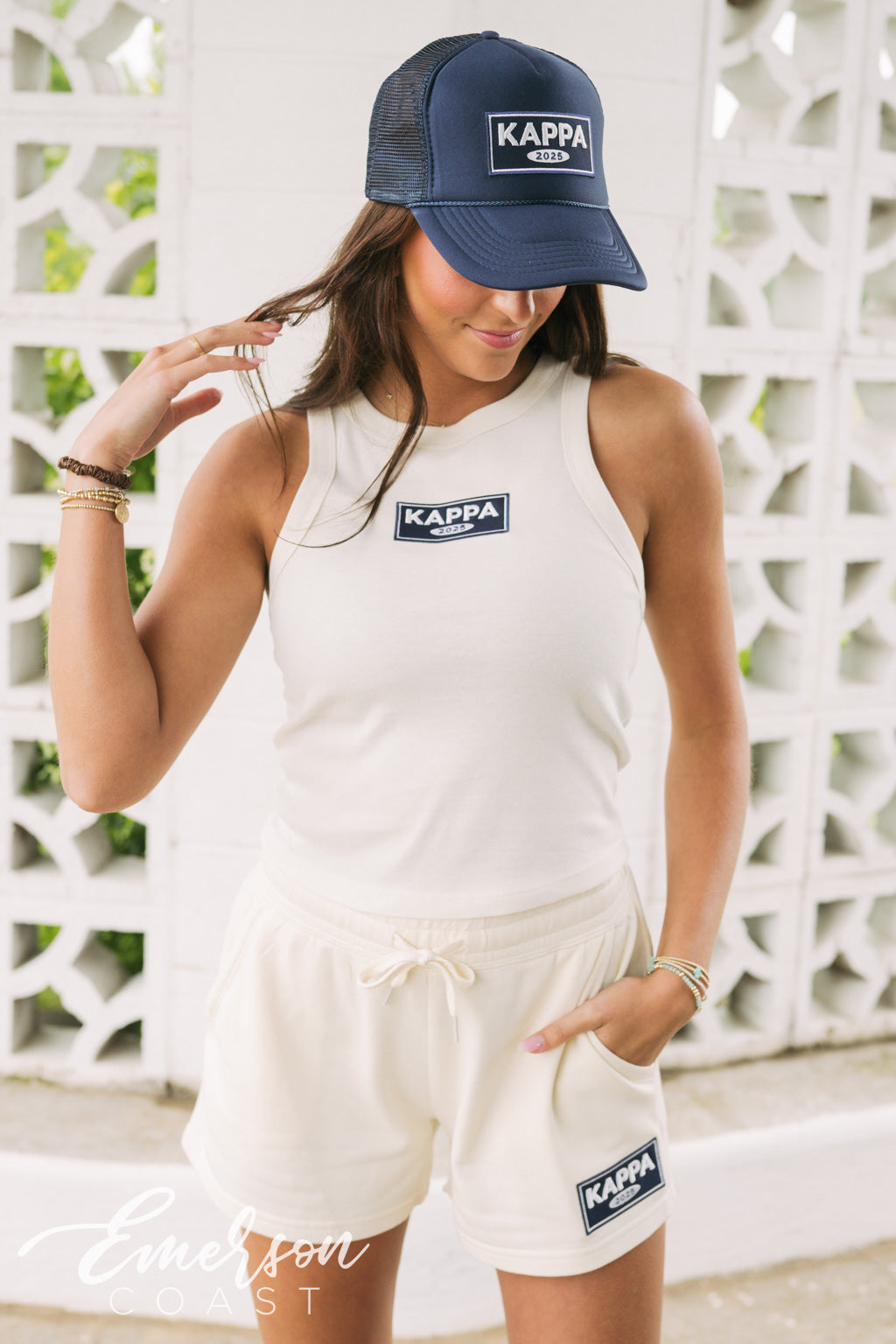 Kappa Puff Embroidered Patch Matching Set