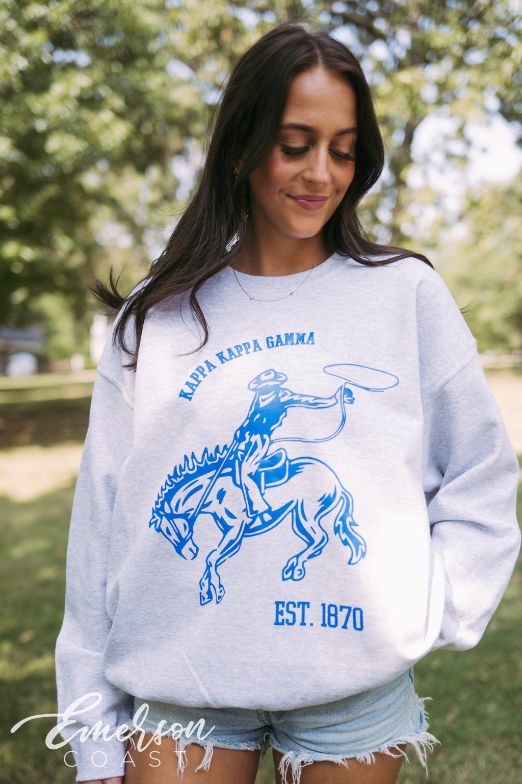 Kappa Kappa Gamma Cowboy Crewneck