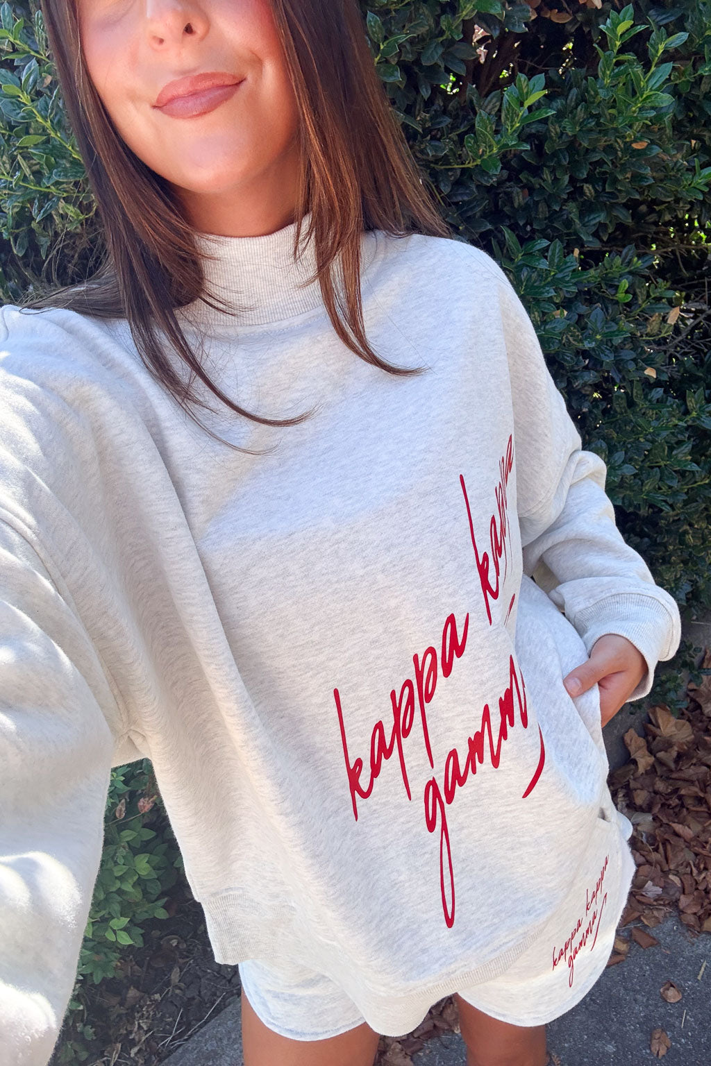 Kappa Kappa Gamma Red Script Set