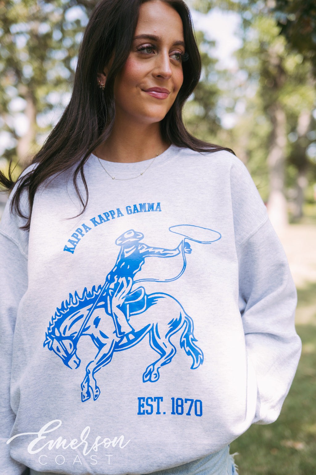 Kappa Kappa Gamma Cowboy Crewneck