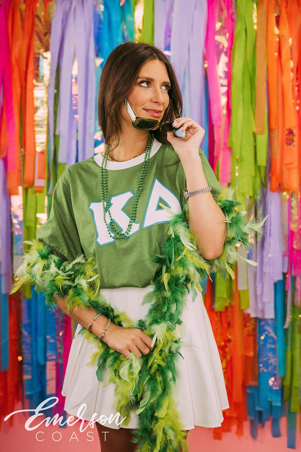 Kappa Delta Colorblock Ringer Letter Jersey