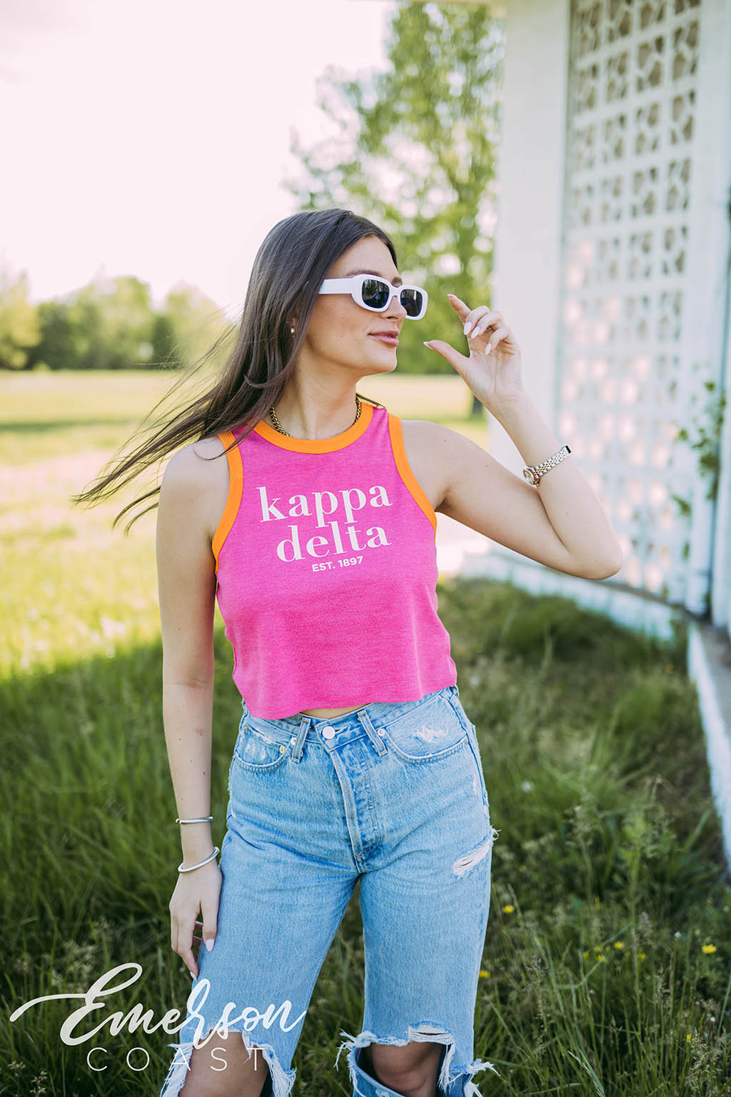 Kappa Delta PR Colorblock Tank