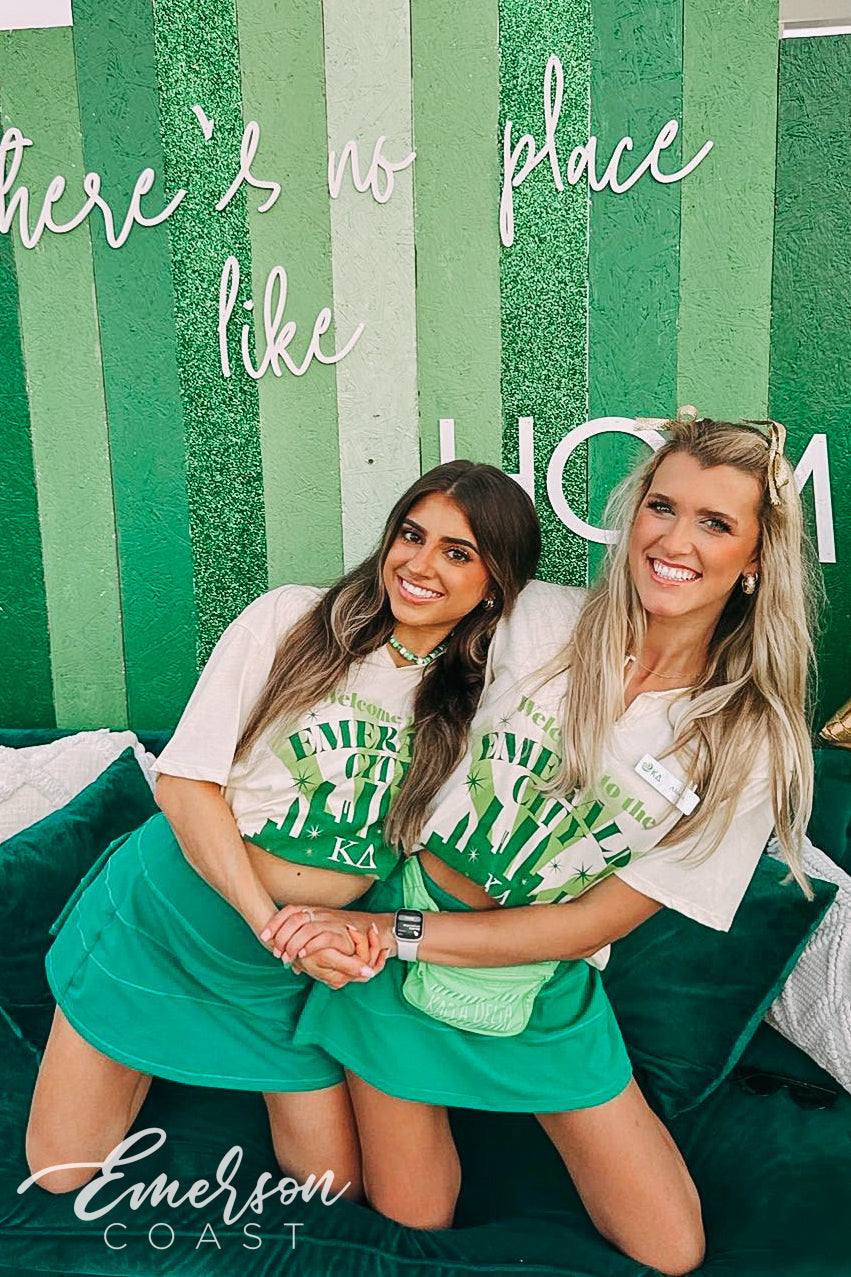 Kappa Delta Emerald City Bid Day Notch Tee