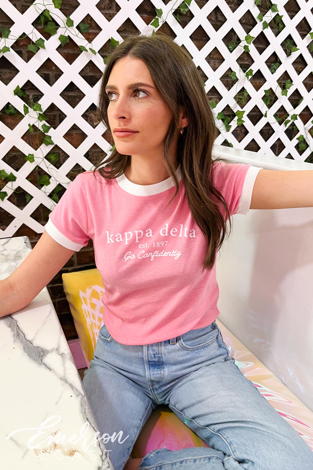Kappa Delta Go Confidently Frenchy Tee