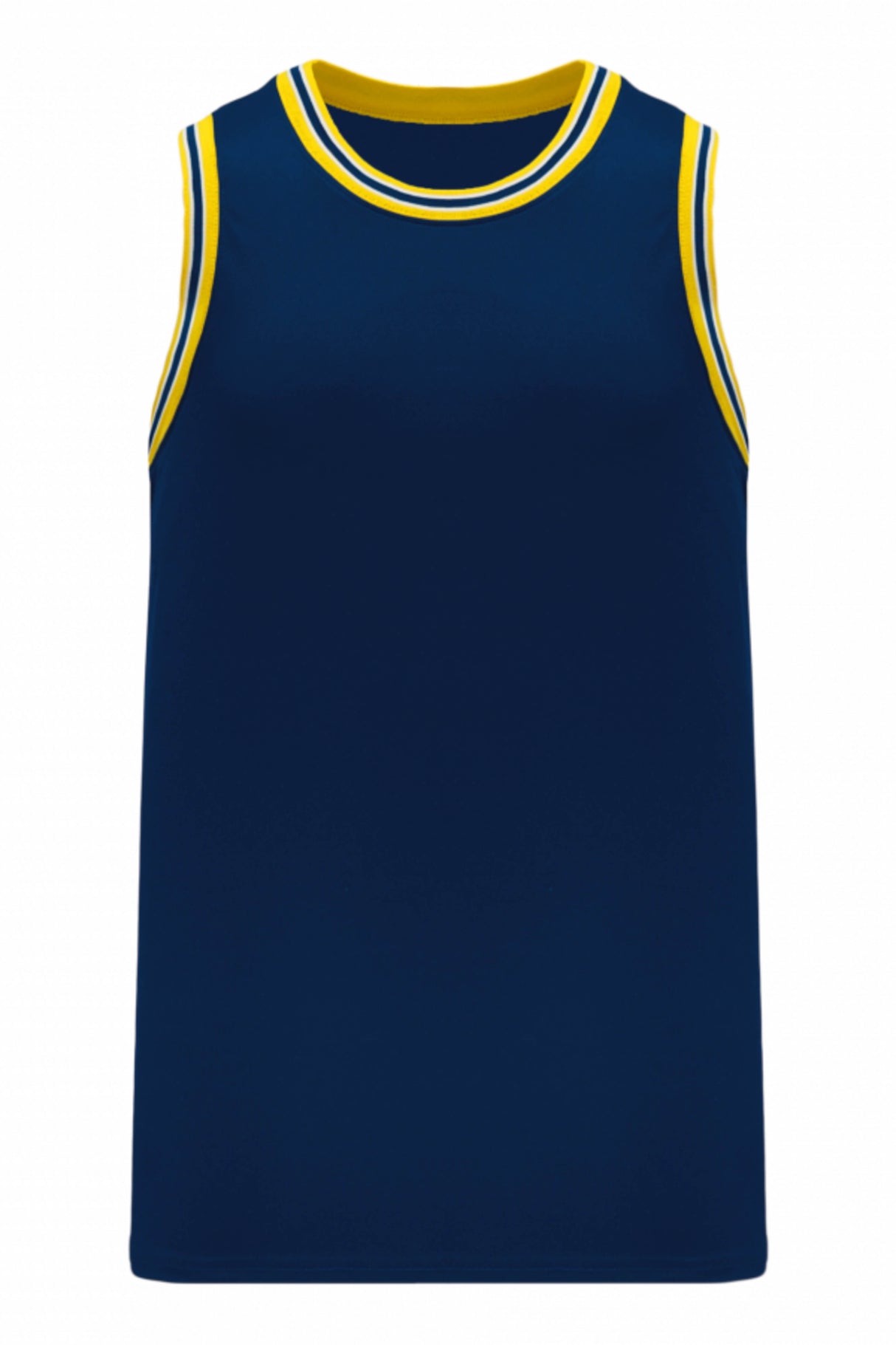 Navy/Maize/White