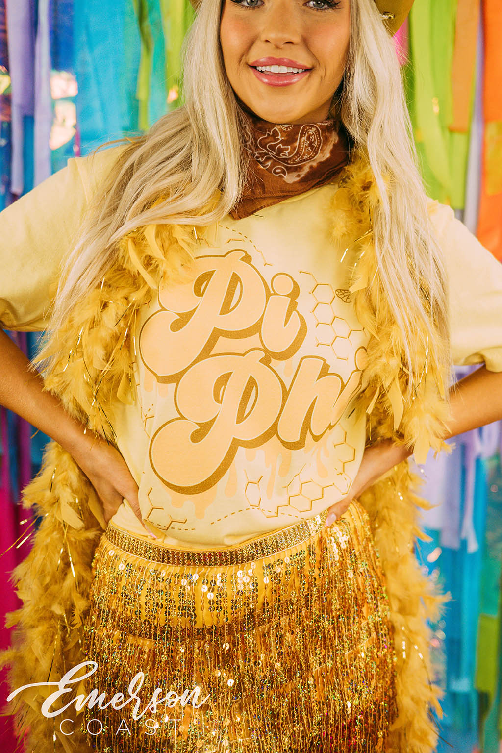Pi Phi Bid Day Honey Bee Tee