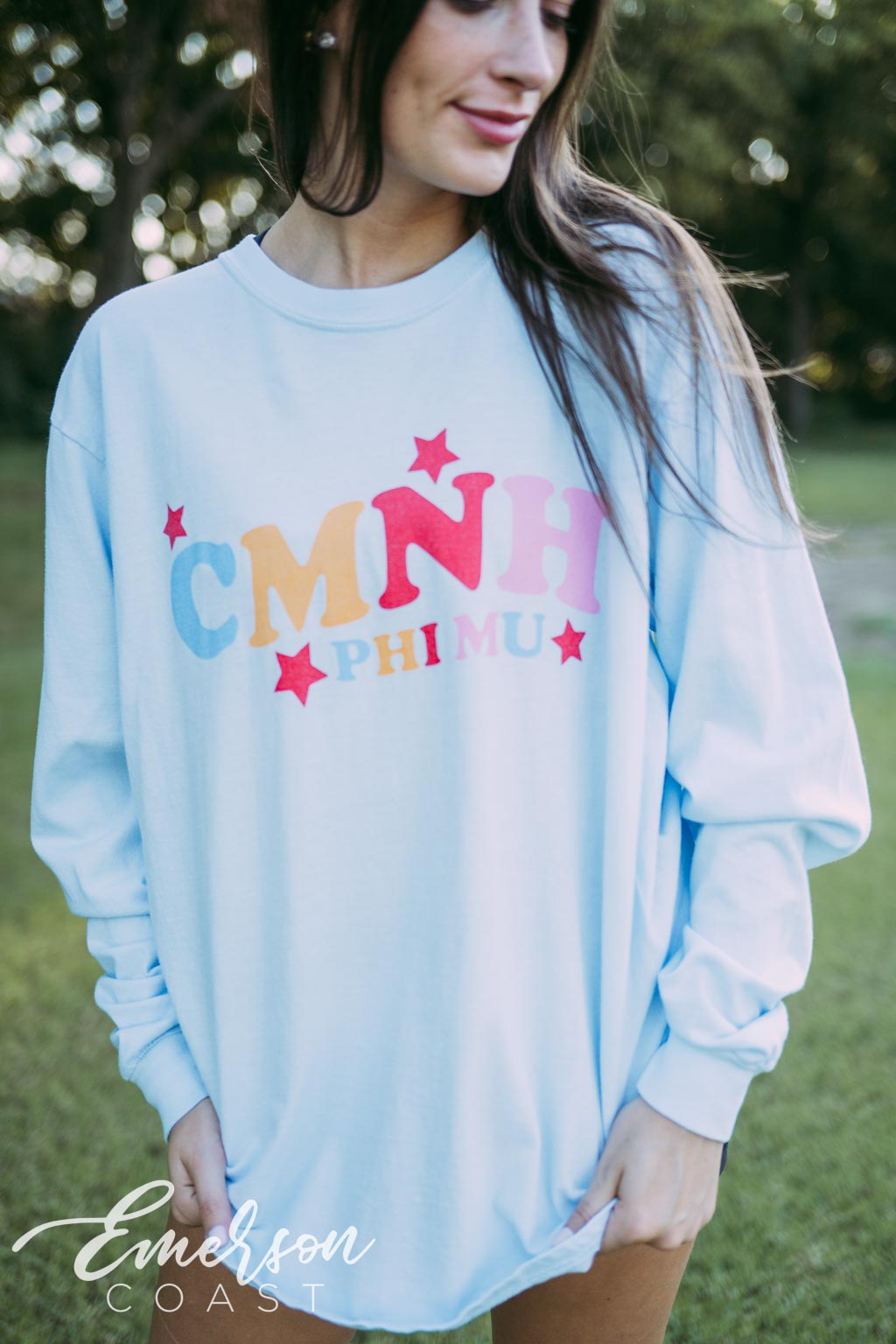 Phi Mu I Love CMNH Say It Back Long Sleeve
