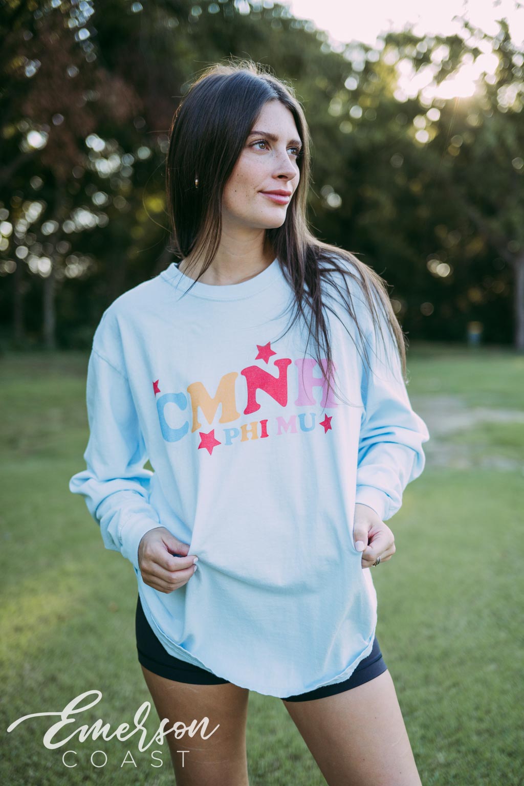Phi Mu I Love CMNH Say It Back Long Sleeve