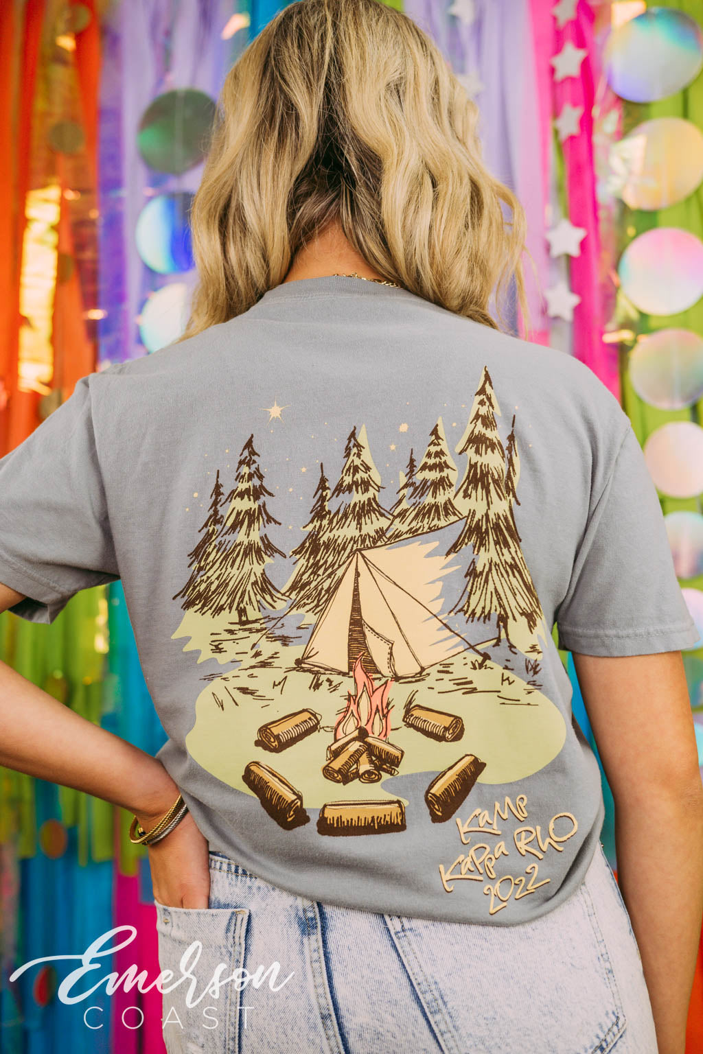 Phi Mu Sisterhood Retreat Camp Tshirt