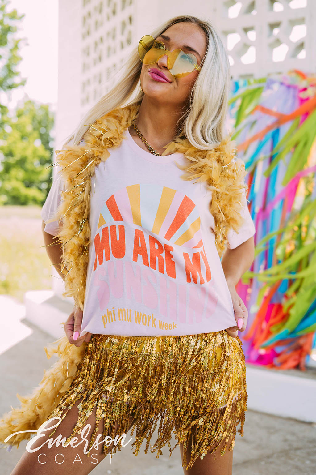 Phi Mu Mu Are My Sunshine Tshirt
