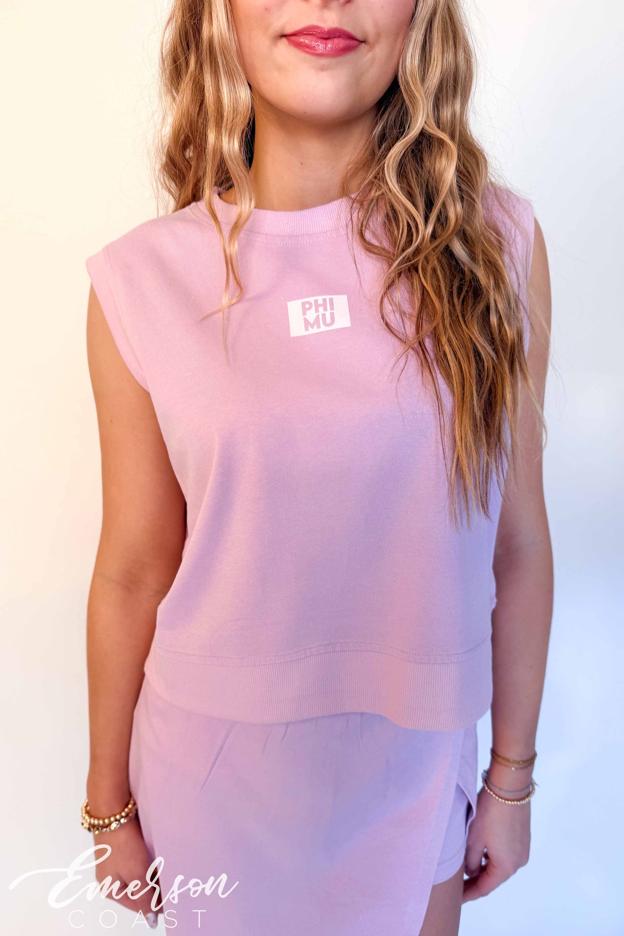 Phi Mu Work Week Lilac Varsity Skort Set