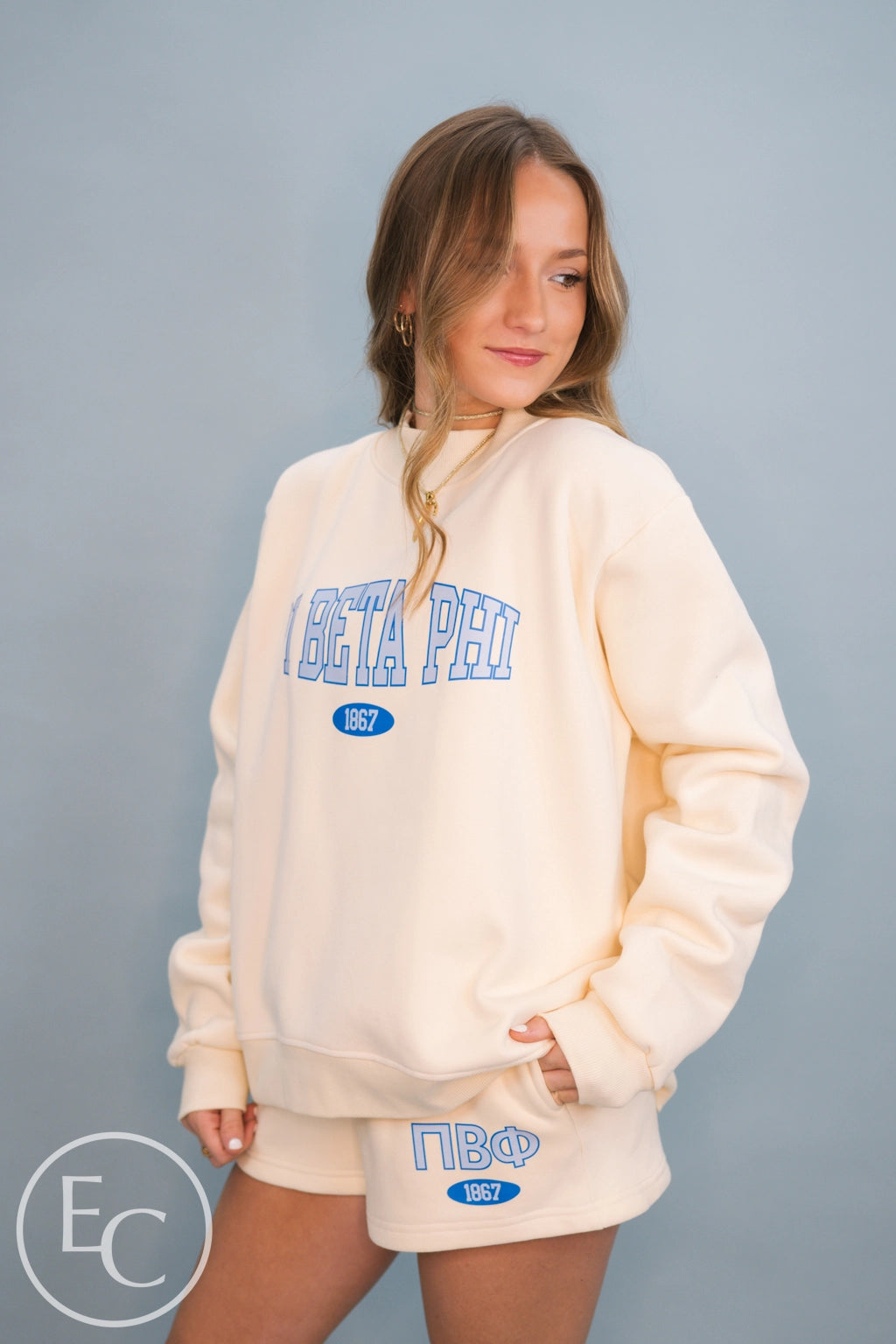 Pi Beta Phi Heritage Cream Set