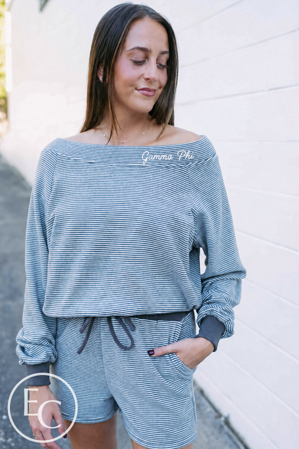 Gamma Phi Beta Neckline Mockneck