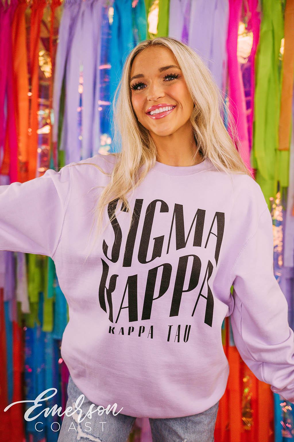 Sigma Kappa Philanthropy Memories Matter Floral Crewneck