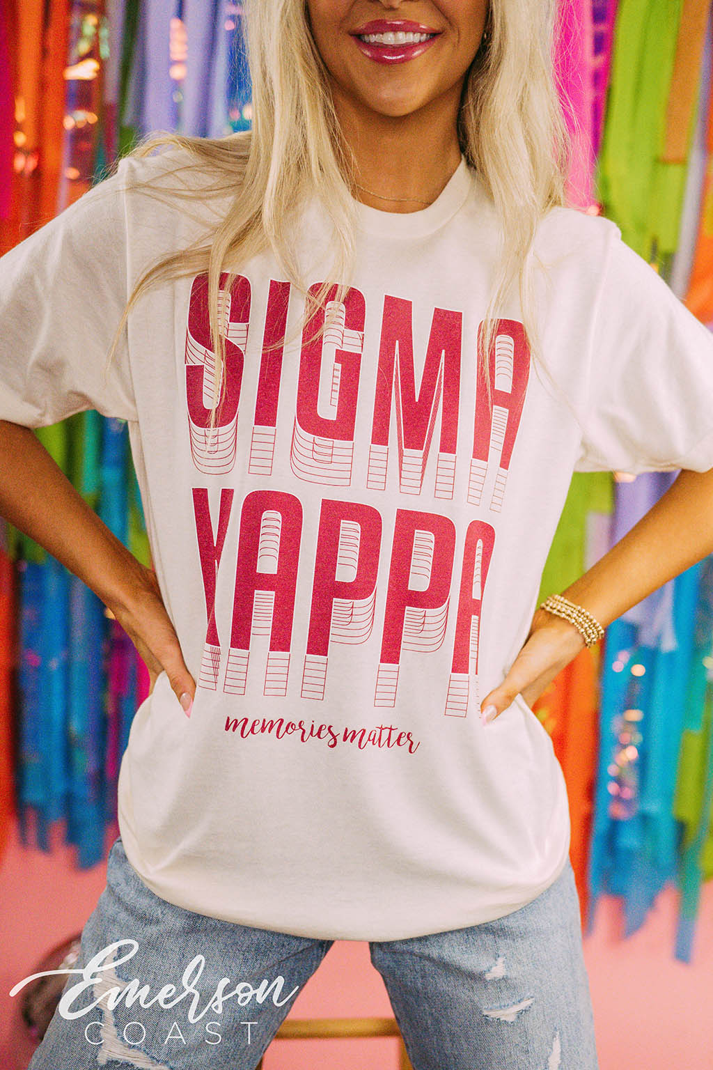 Sigma Kappa Philanthropy Moments Matter 3D Tee