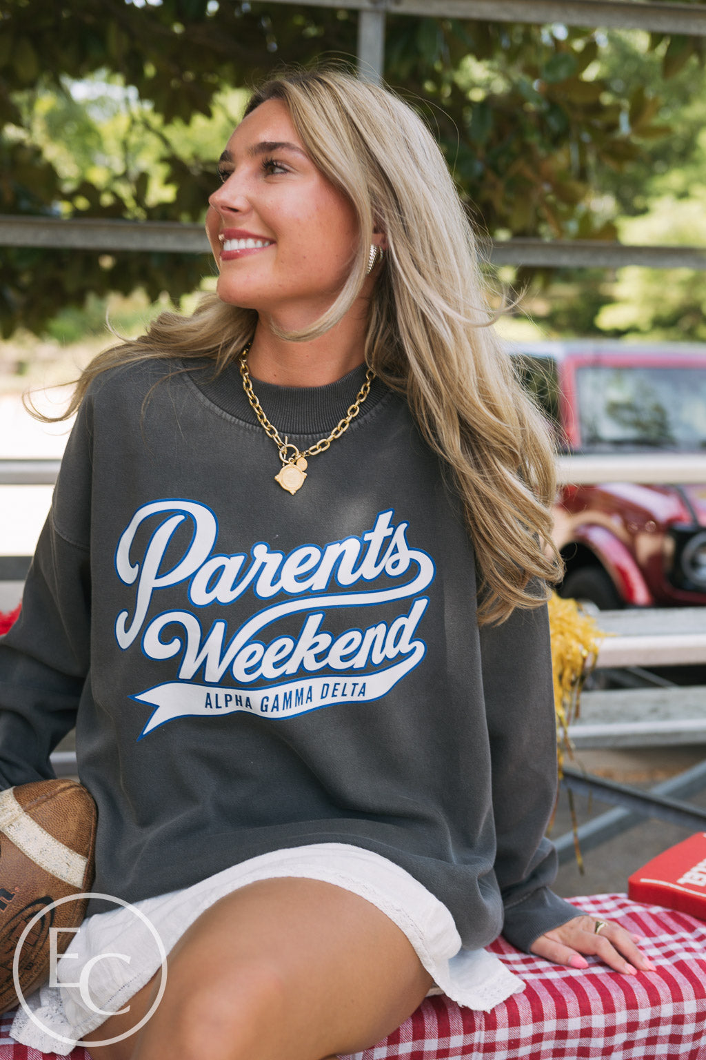 Alpha Gamma Delta Parents Weekend Smoke Mockneck