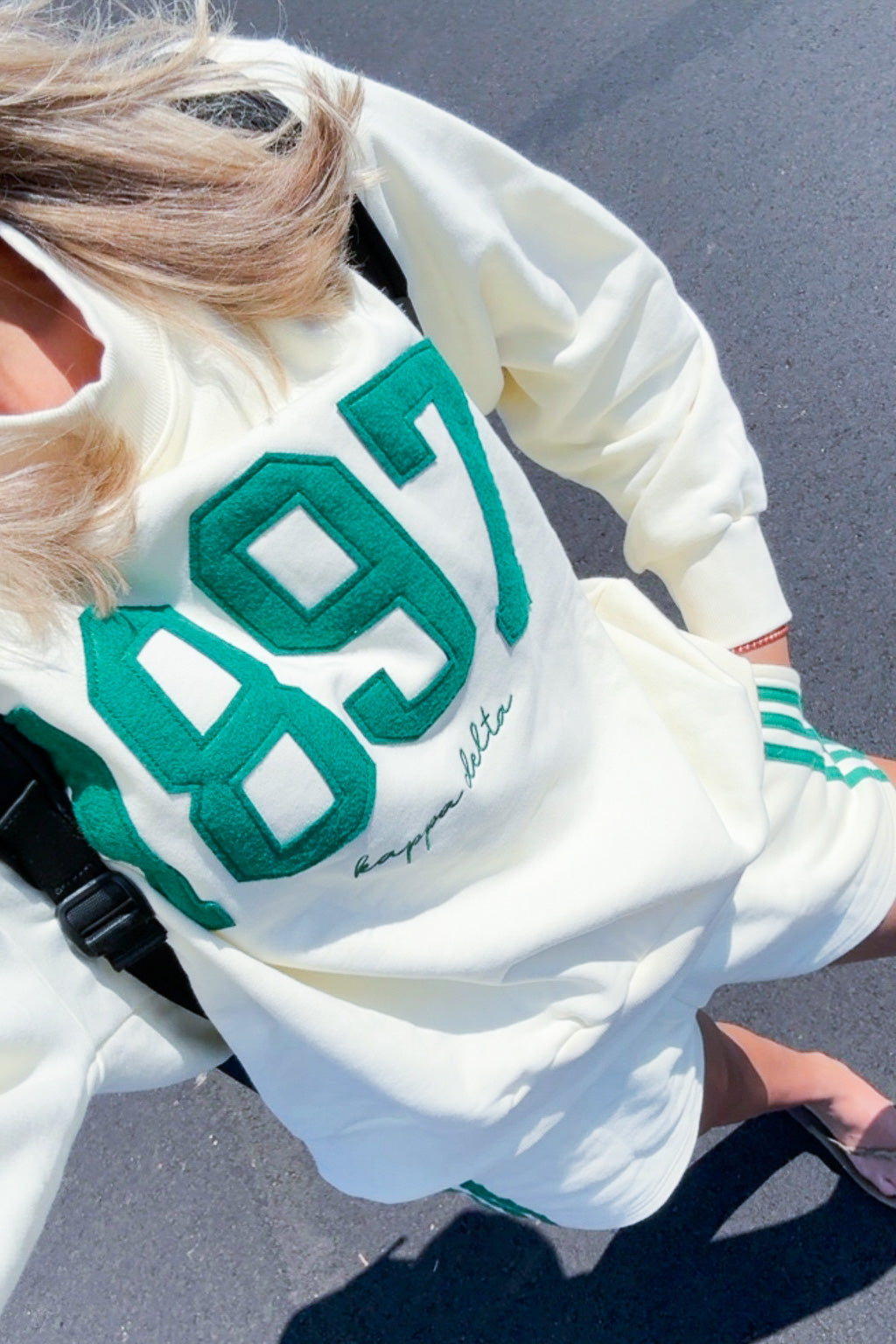 Kappa Delta Vintage Varsity Mockneck