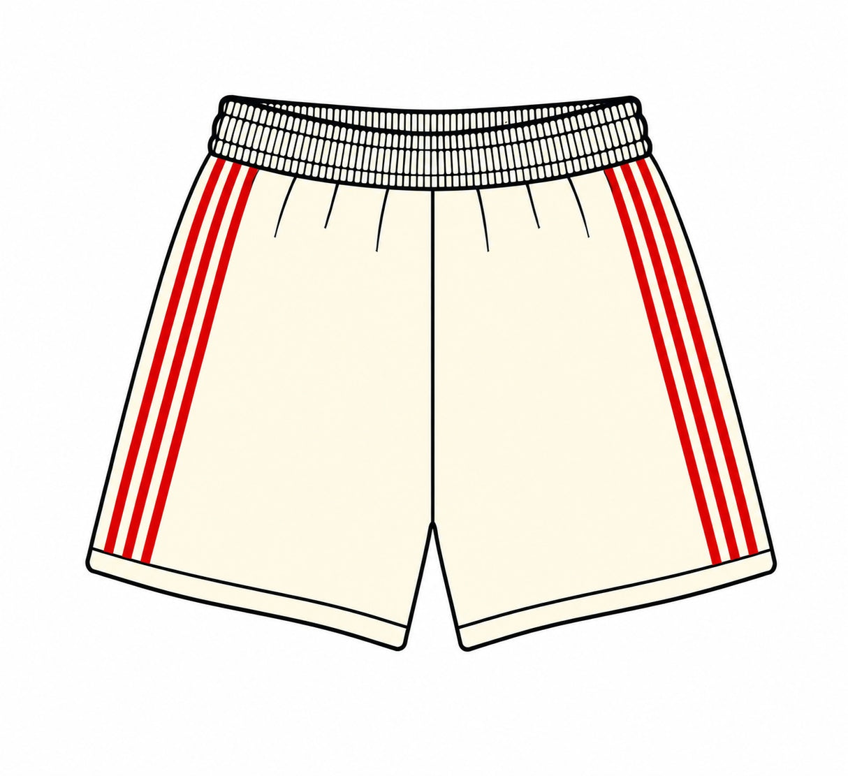 SALE Red Stripe Shorts