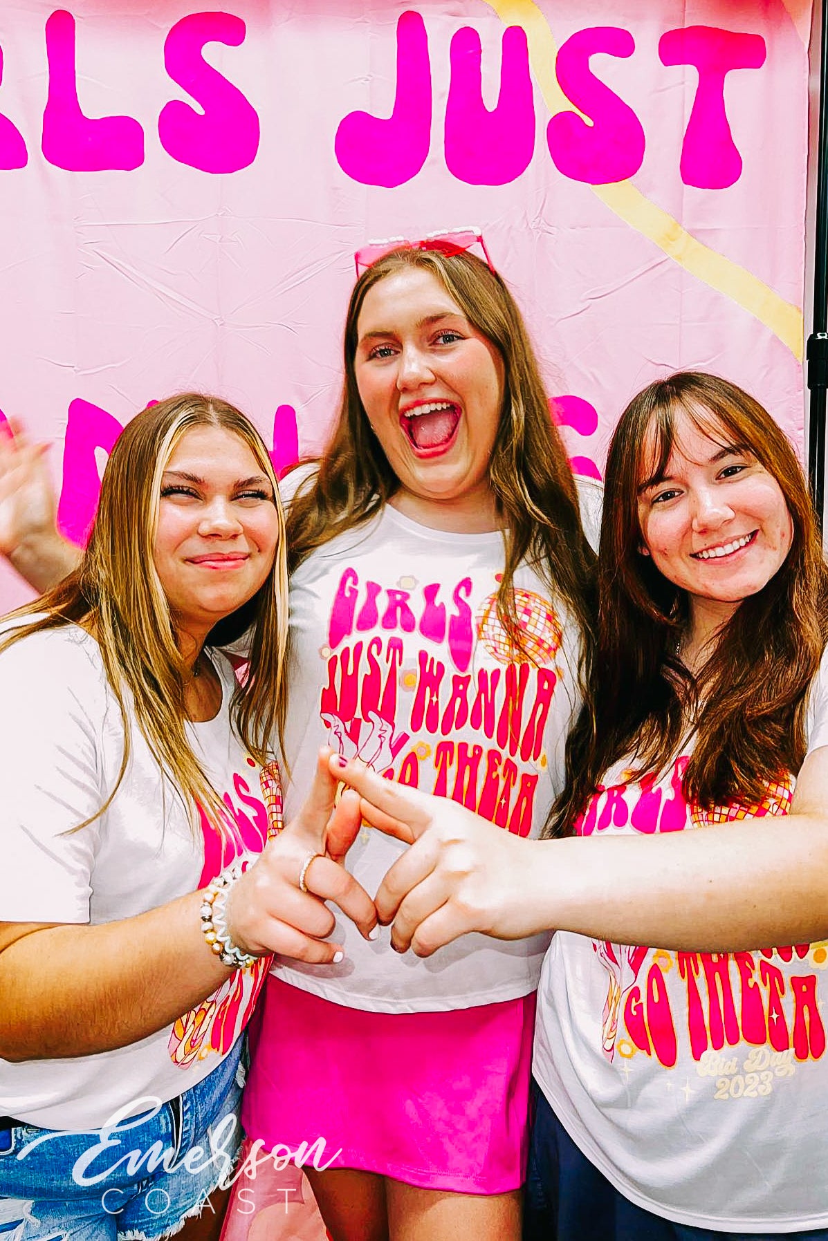 Kappa Alpha Theta Girls Just Wanna Go Theta Bid Day Tee