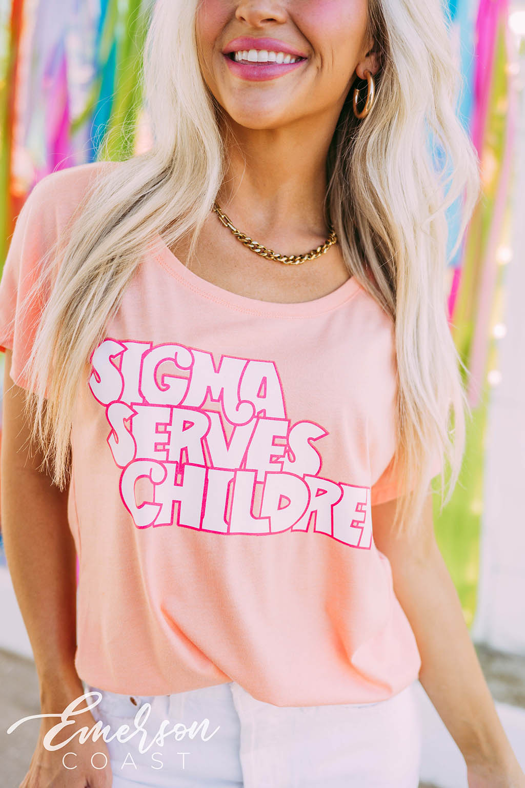 Sigma Serves Children Tee