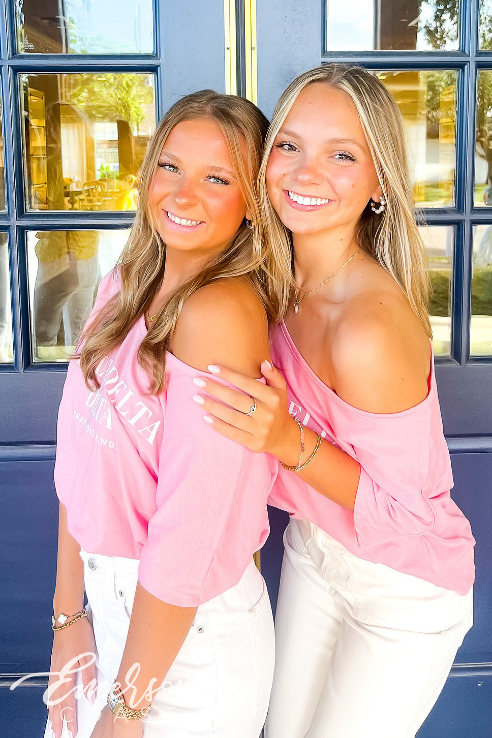 Delta Delta Delta Texas Tech University Recruitment Slouchy Tee