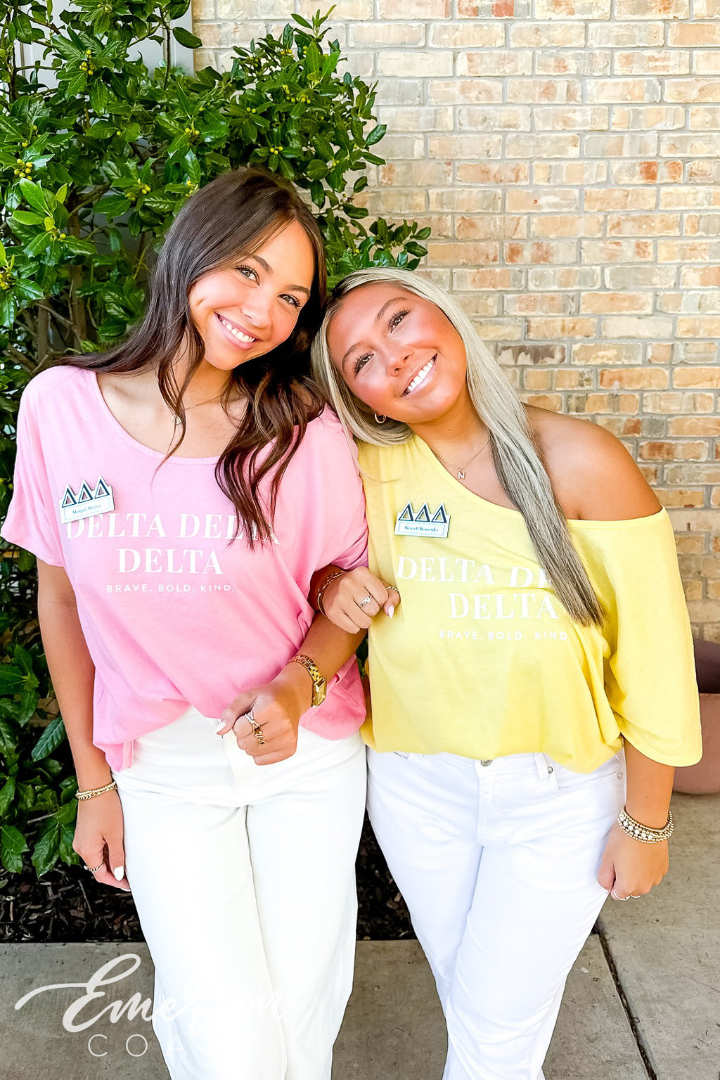 Delta Delta Delta Texas Tech University Recruitment Slouchy Tee