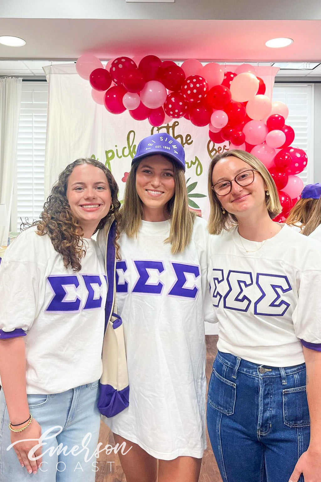 Sigma Sigma Sigma Auburn University Purple Bid Day Hat
