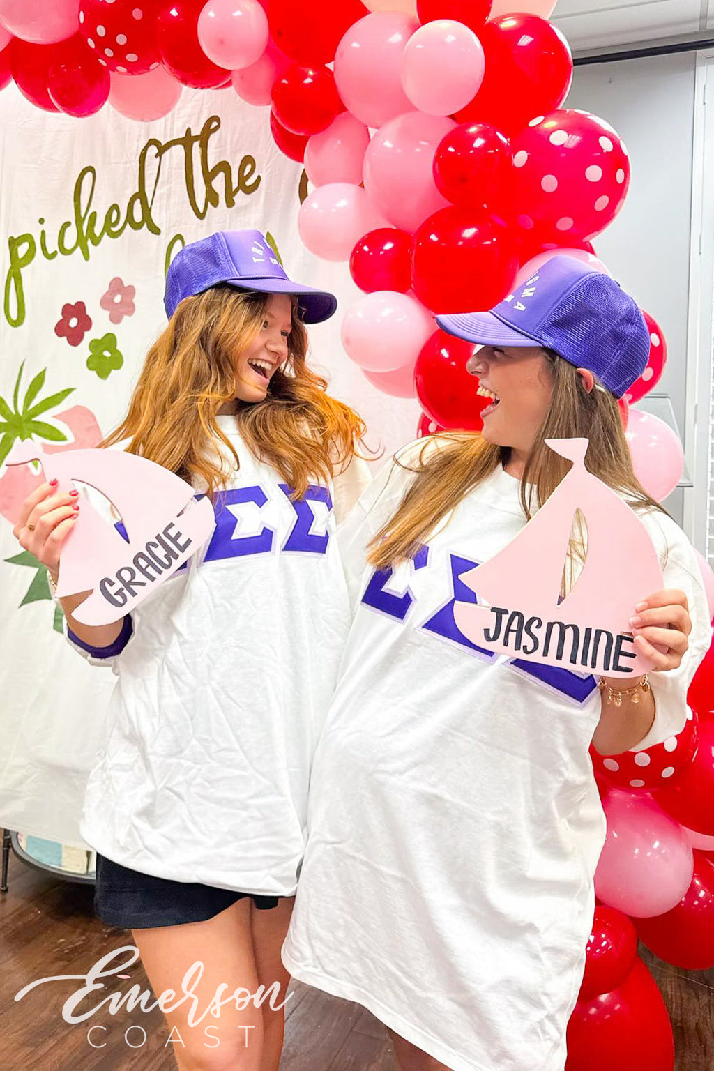 Sigma Sigma Sigma Auburn University Purple Bid Day Hat