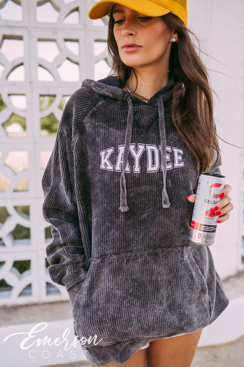 Kappa Delta Varsity Corduroy Hoodie