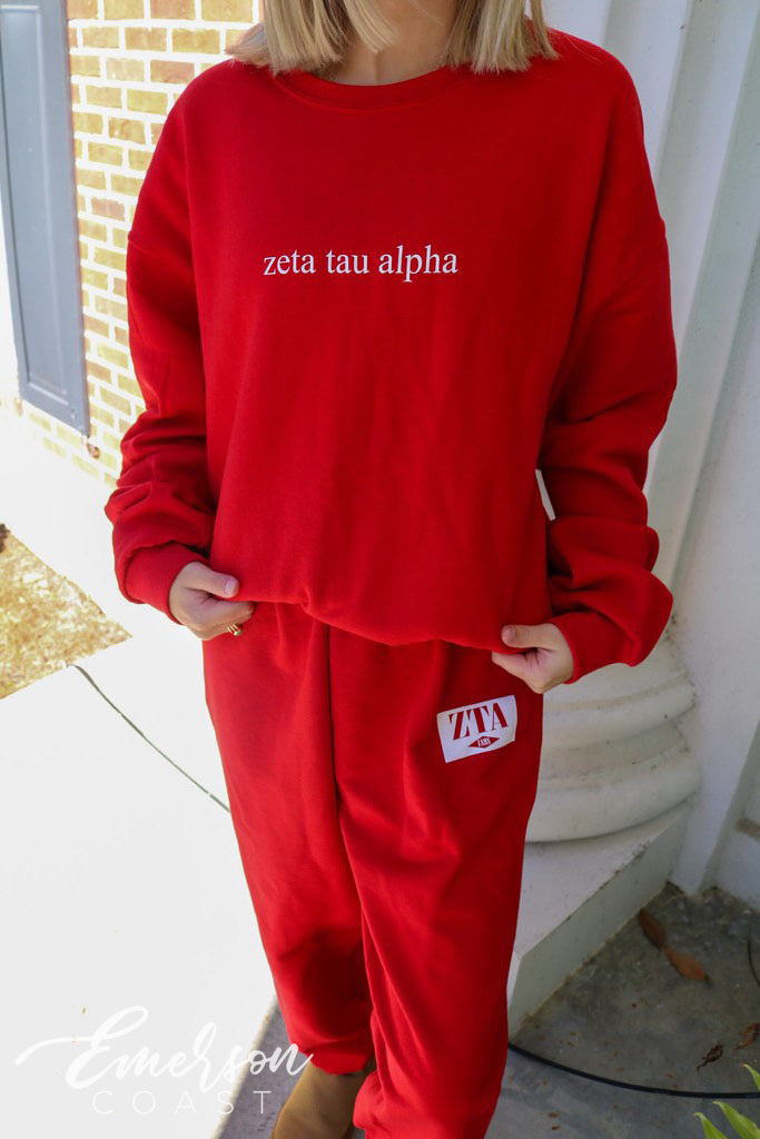 Zeta Bright Red Lucky Matching Set