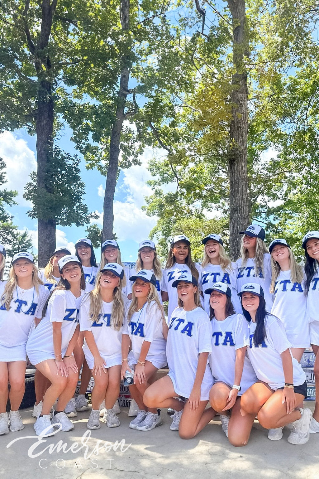 Zeta Tau Alpha Clemson University Built Zeta Tough Bid Day Tee