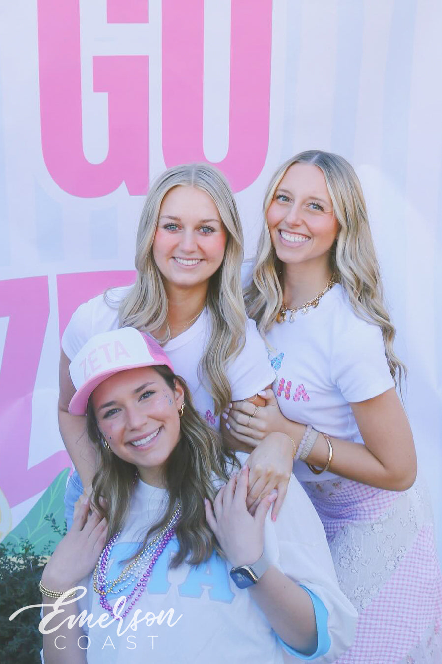 Zeta Tau Alpha Turquoise Greek Letter Bid Day Jersey