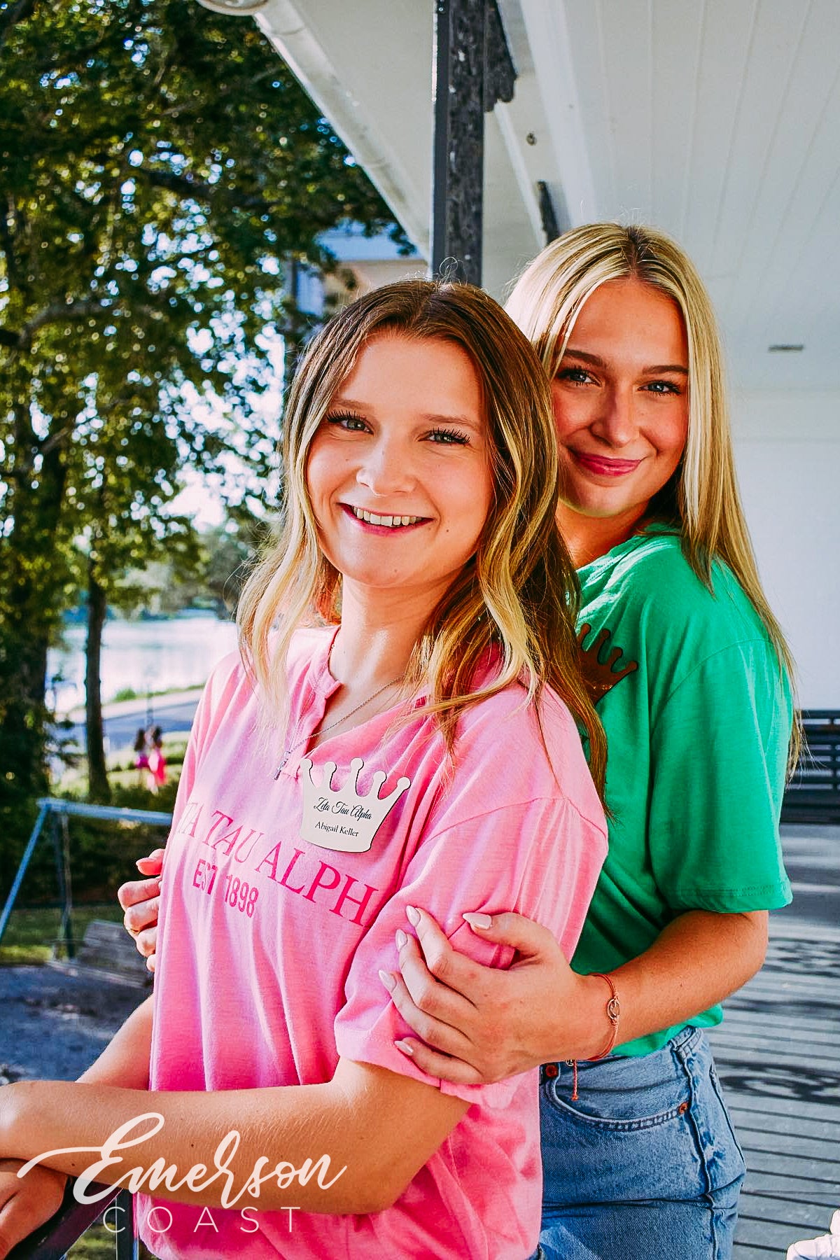 Zeta Tau Alpha Colorful Recruitment Notch Tee