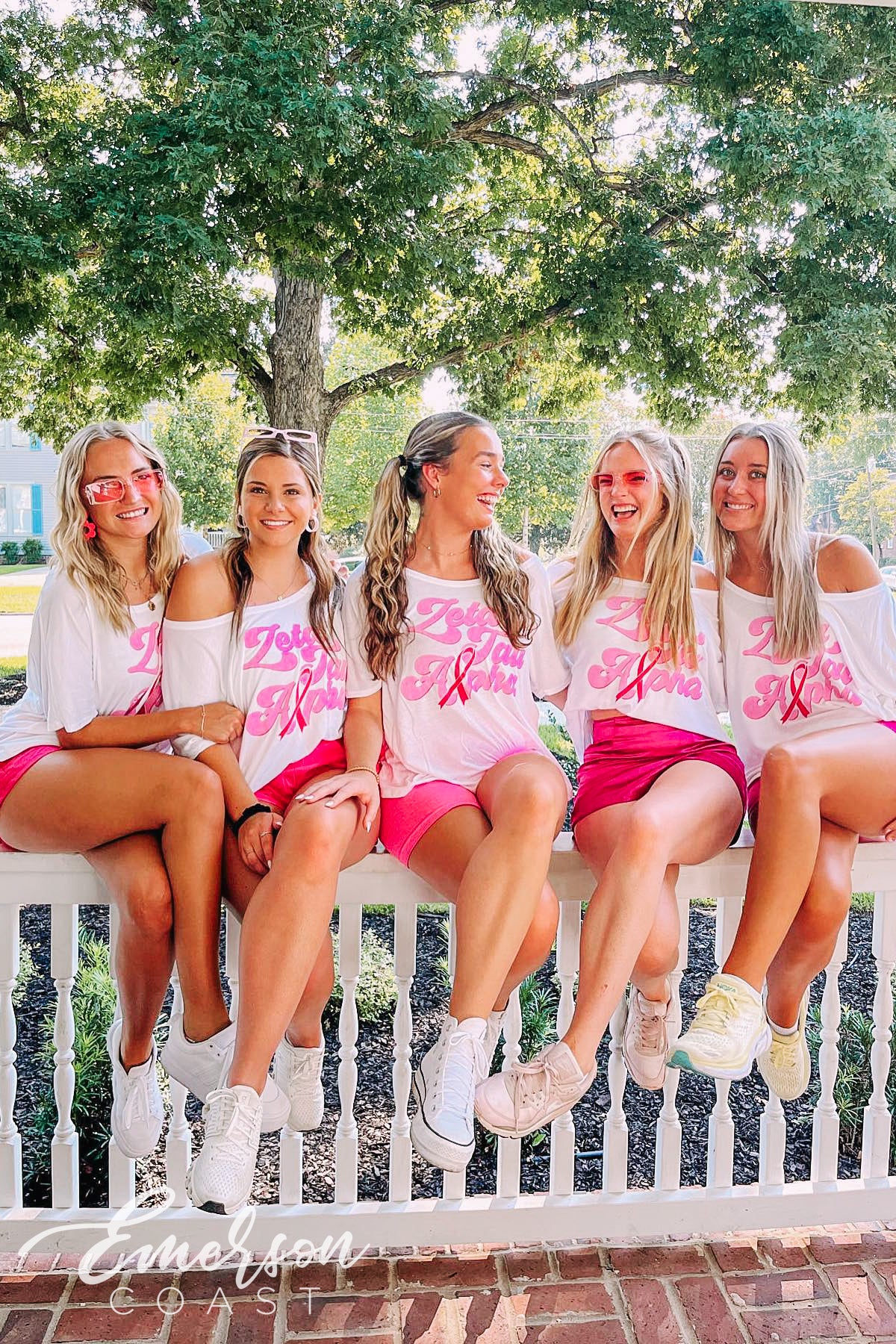 Zeta Tau Alpha Think Pink Philanthropy Slouchy Tee