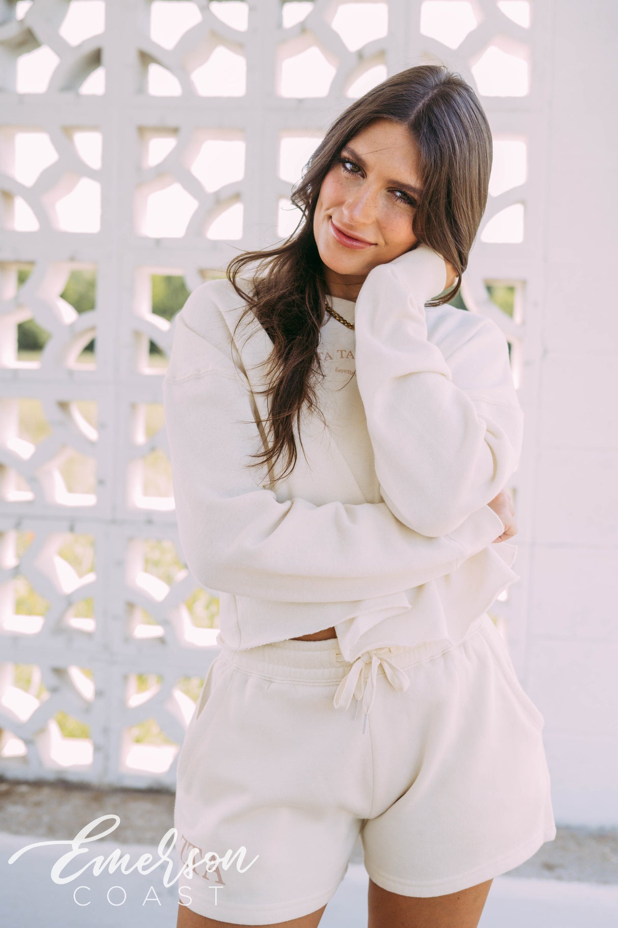 Zeta Tau Alpha Matching Ivory Set