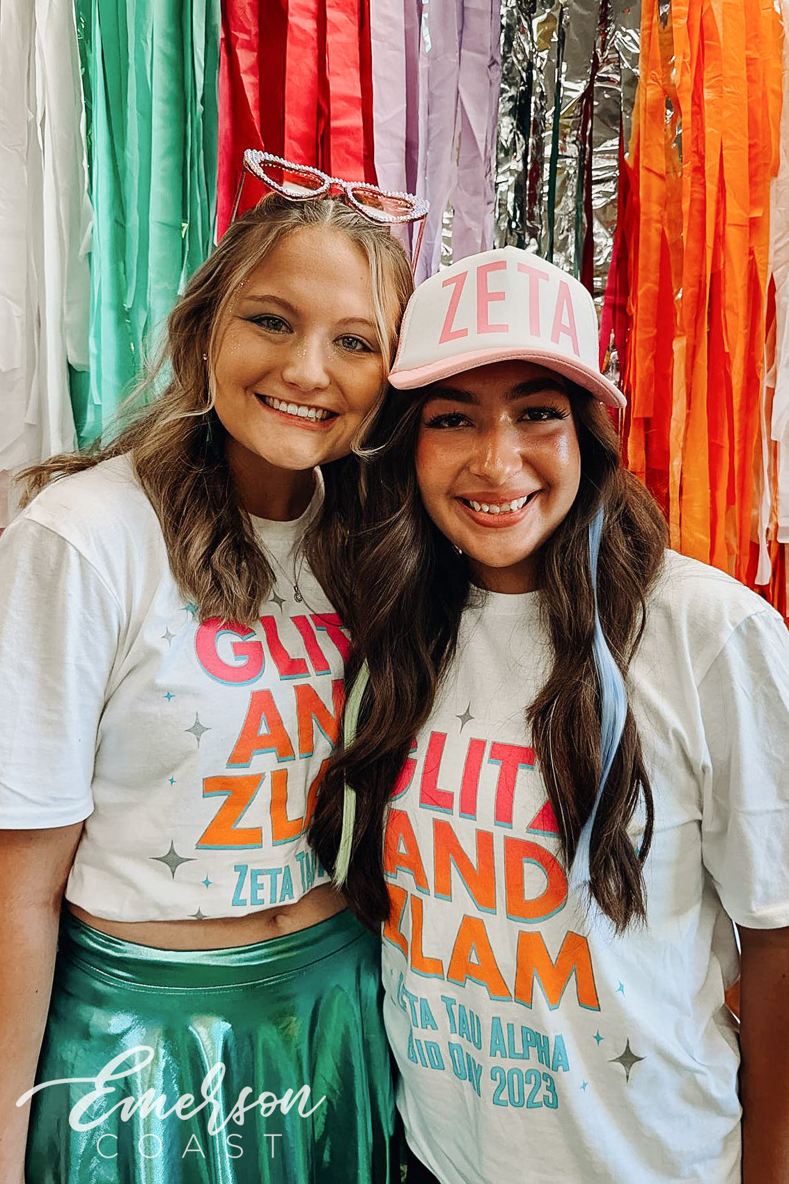 ZTA Glitz and Zlam Bid Day Tee
