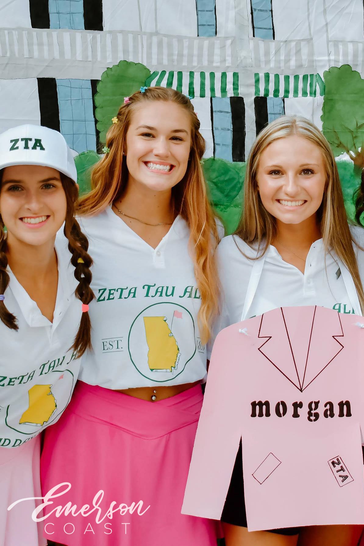 Zeta Tau Alpha Golf Par-tee Bid Day Henley