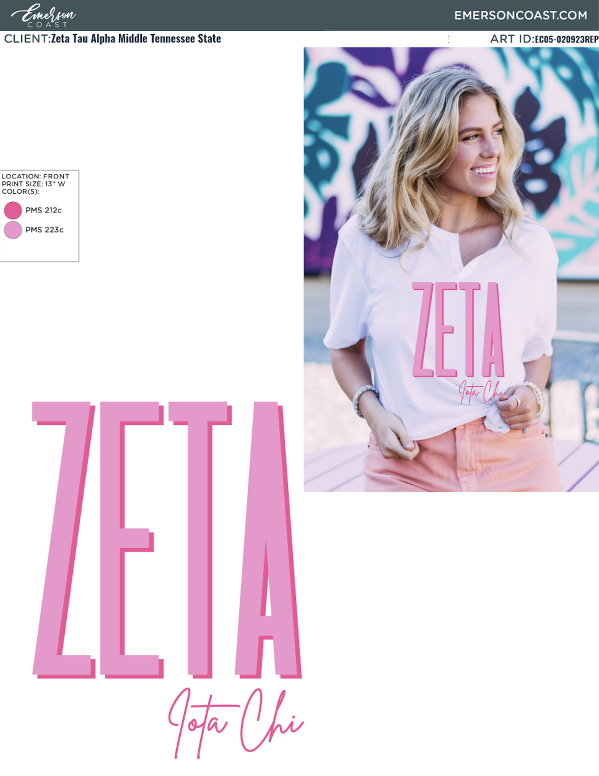 Zeta Bold Pink Recruitment Notch