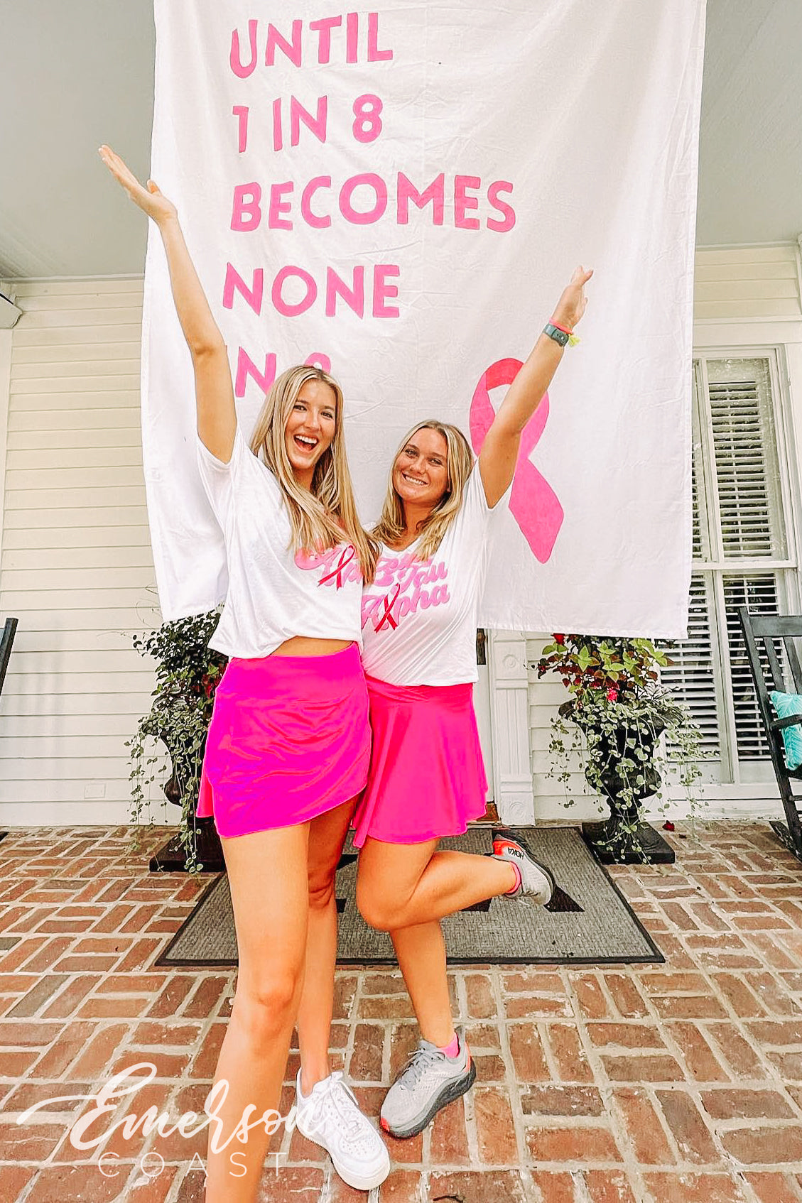 Zeta Tau Alpha Think Pink Philanthropy Slouchy Tee