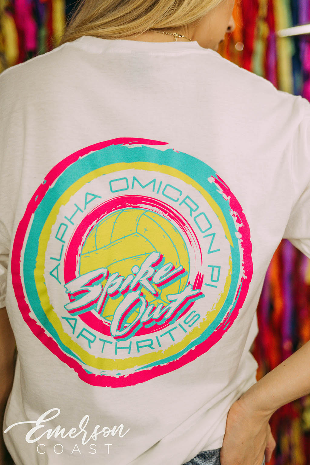 Alpha Omicron Pi Philanthropy Strike Out Arthritis Tee