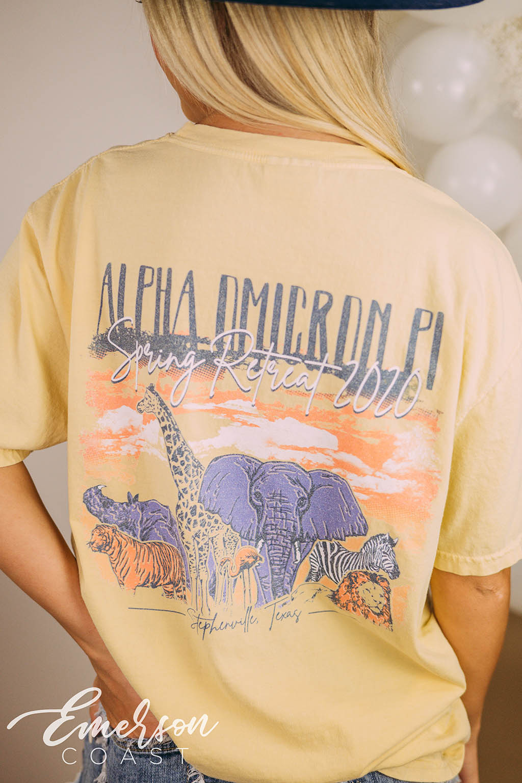 Alpha Omicron Pi Spring Retreat At The Zoo Tee