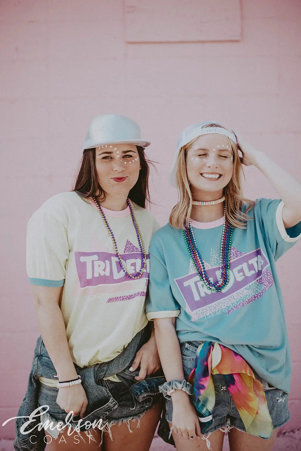 Tri Delta Full House Bid Day Ringer Tee