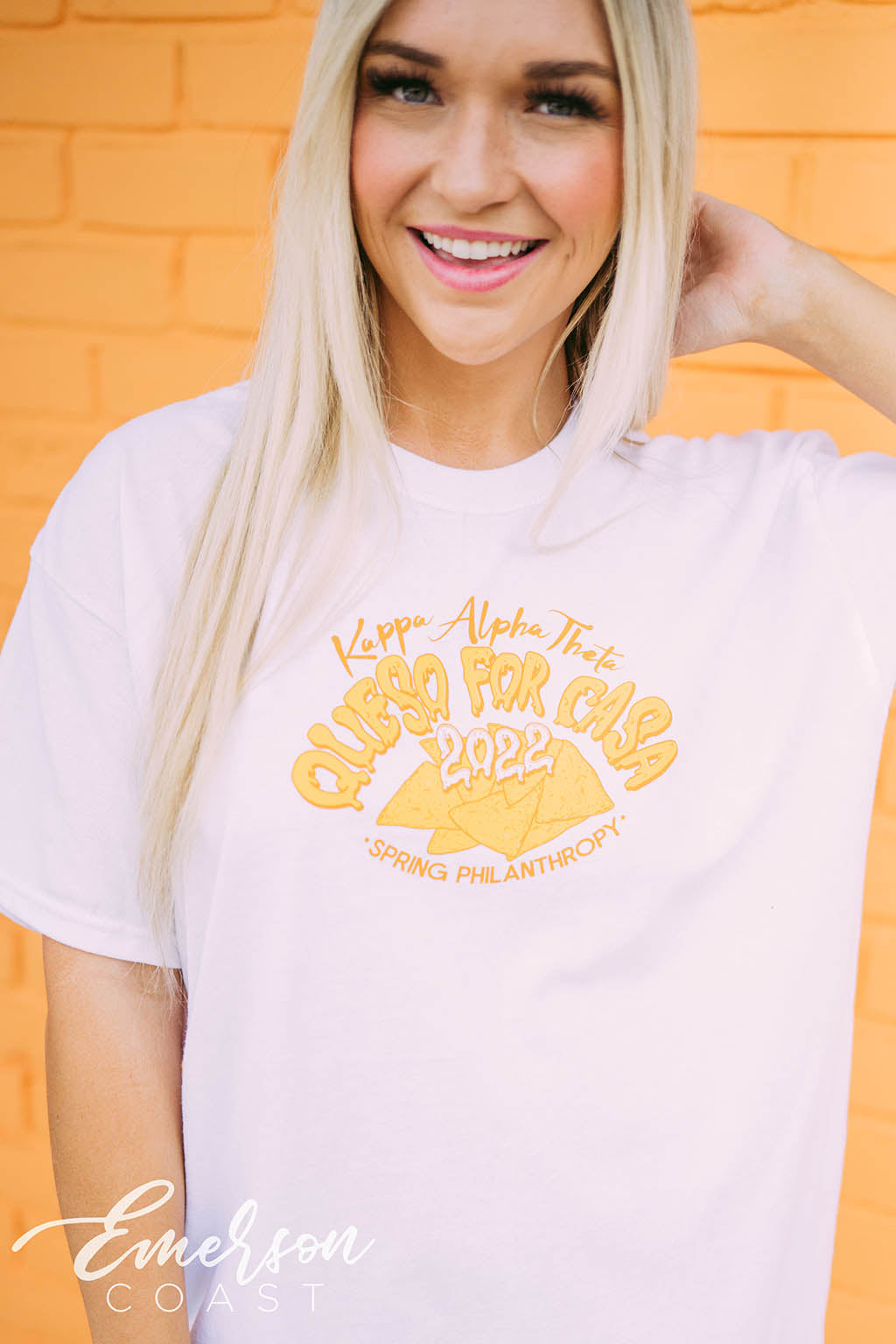 Kappa Alpha Theta Philanthropy Queso for Casa Tee