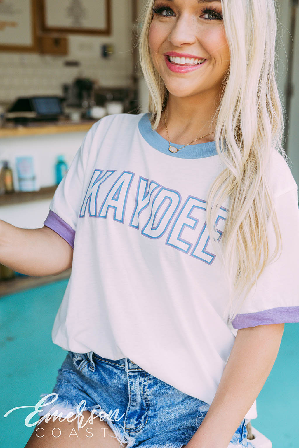 Kappa Delta PR Colorblock Ringer Tee