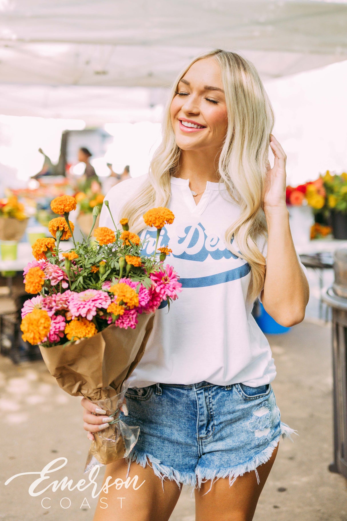 Delta Delta Delta PR Retro Notch Tee