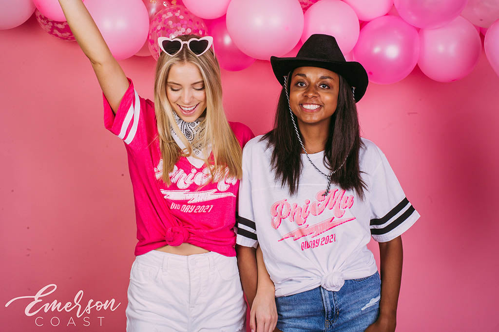 Phi Mu Bid Day Jersey Tee
