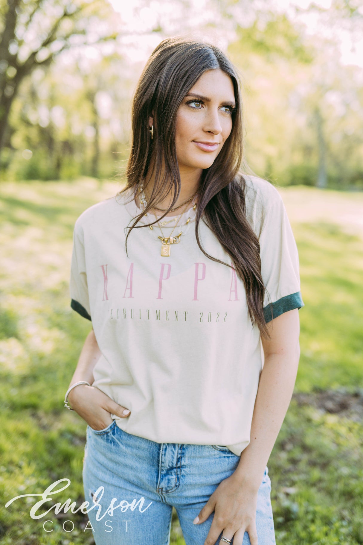 Kappa Kappa Gamma Recruitment Colorblock Ringer